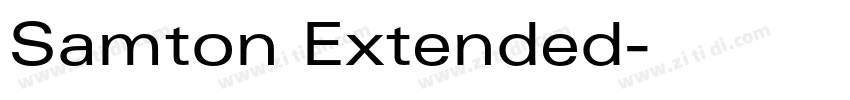 Samton Extended字体转换